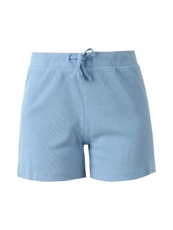 The People Rep Shorts sportivi da donna a costine con coulisse - azzurro