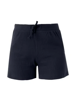 The People Rep Shorts sportivi da donna a costine con coulisse - blu scuro