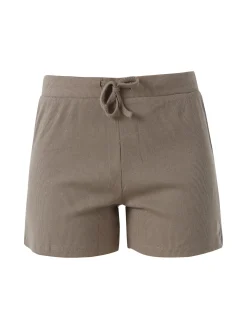 The People Rep Shorts sportivi da donna a costine con coulisse - taupe