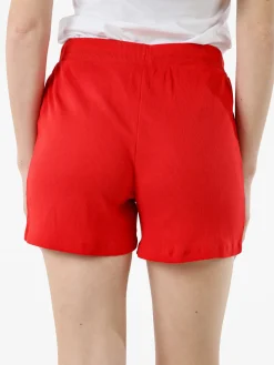 The People Rep Shorts sportivi da donna a costine con coulisse - rosso
