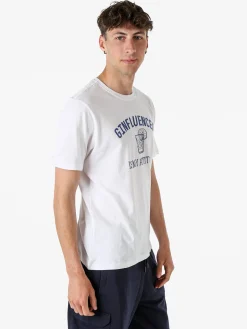 The People Rep T-shirt da uomo in cotone con stampa divertente - azzurro