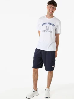 The People Rep T-shirt da uomo in cotone con stampa divertente - bianco