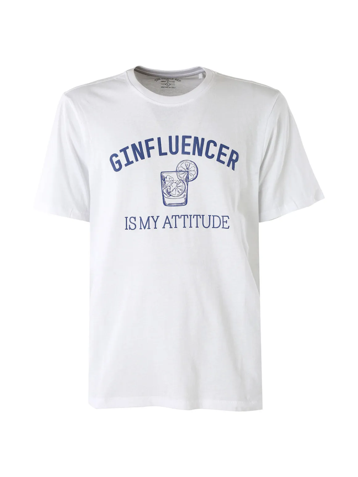 The People Rep T-shirt da uomo in cotone con stampa divertente - bianco