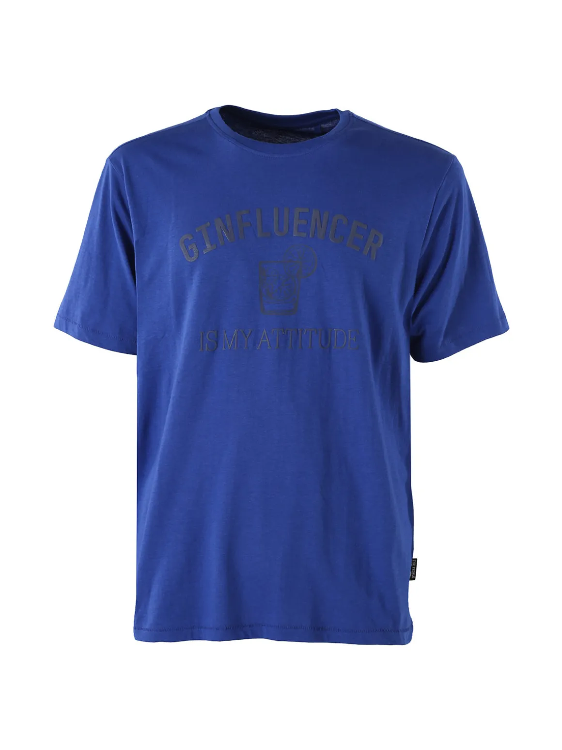 The People Rep T-shirt da uomo in cotone con stampa divertente - blu