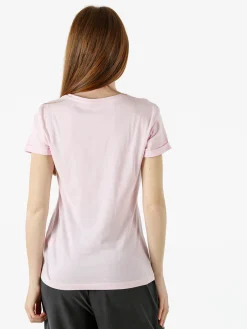 The People Rep T-shirt donna in cotone con stampa - rosa