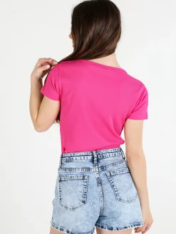 The People Rep T-shirt donna in cotone a costine