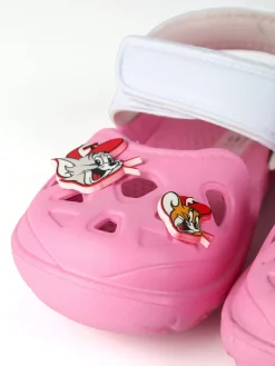 Tom And Jerry Sandali da bambina in gomma con cinturino a strappo