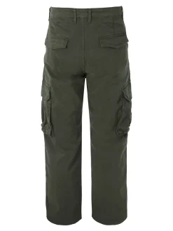 Tony Backer Pantaloni cargo da uomo a gamba dritta - militare