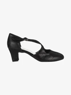 Top Dance Shoes Scarpe da ballo donna in pelle scamosciata con tacco