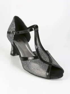 Top Dance Shoes Scarpe da ballo donna argentate