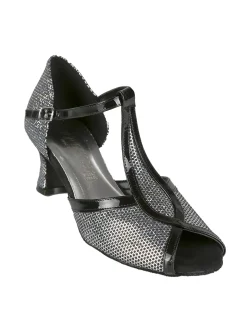 Top Dance Shoes Scarpe da ballo donna argentate