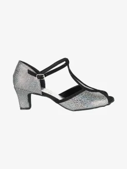 Top Dance Shoes Scarpe da ballo donna in pelle con puntale aperto