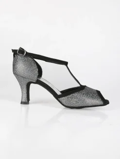 Top Dance Shoes Scarpe da ballo donna argentate