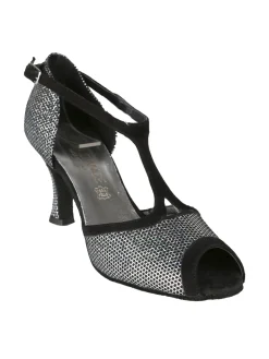 Top Dance Shoes Scarpe da ballo donna argentate
