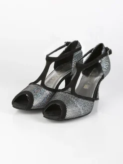Top Dance Shoes Scarpe da ballo donna argentate
