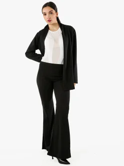 Top Trendy Blazer donna aperto - nero