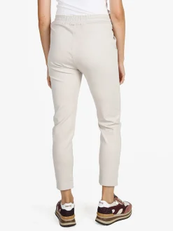 Top Trendy Pantaloni donna jogger con coulisse - beige