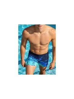 Trendy Boy Boxer parigamba da mare per uomo - blu scuro