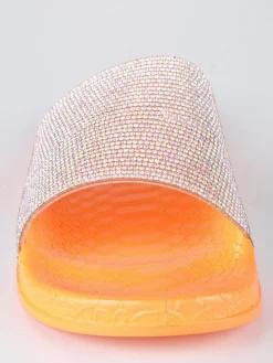 Trendy Too Ciabatte fluo con strass