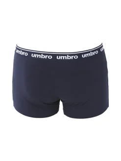 Umbro Boxer da uomo in cotone elasticizzato - blu scuro