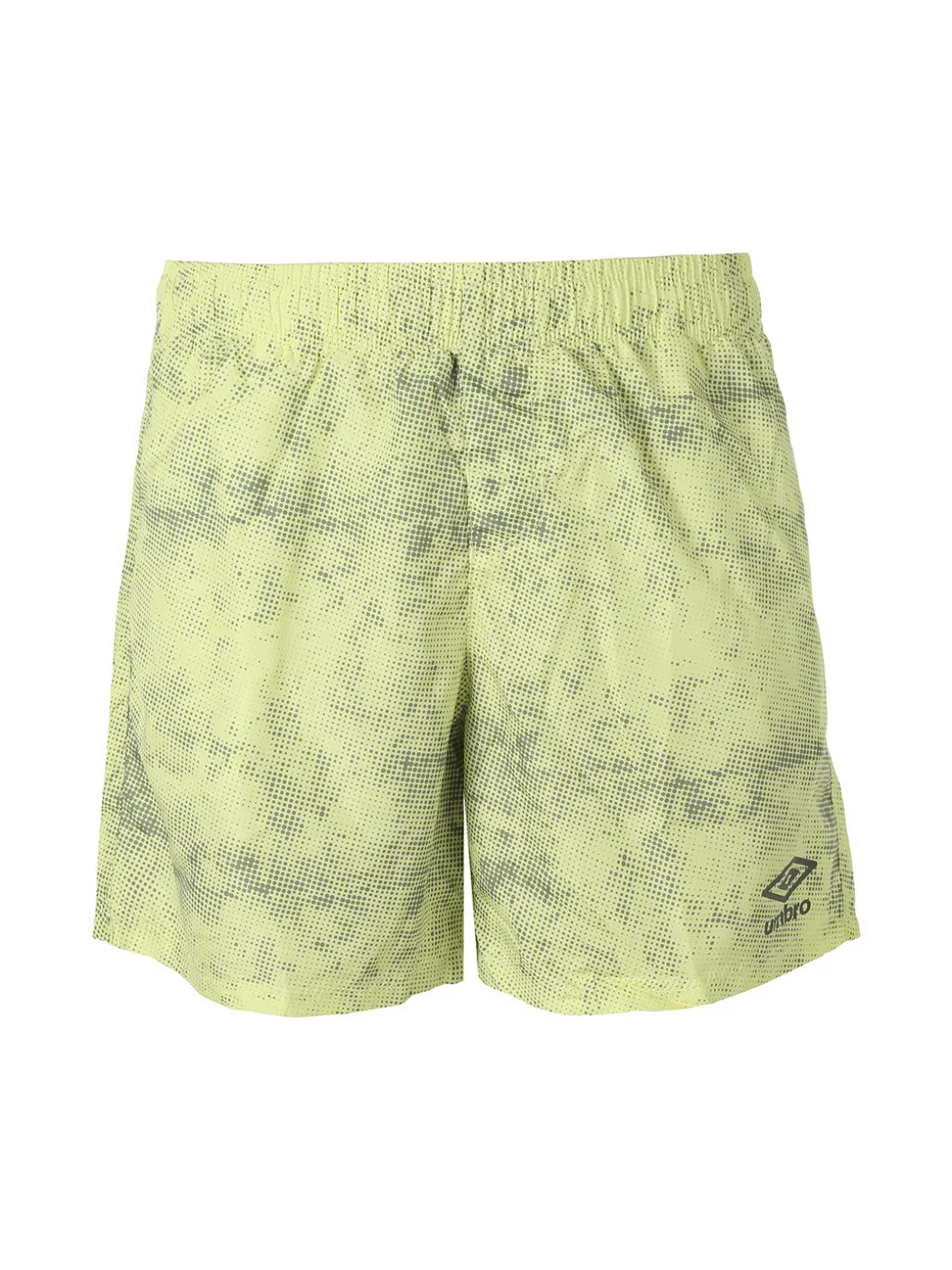 Umbro Boxer mare da uomo con logo e stampa texture - limone