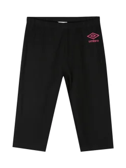 Umbro Completo 2 pezzi in cotone da ragazza con t-shirt e leggins