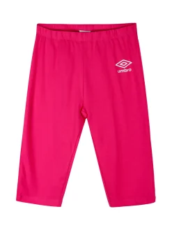 Umbro Completo 2 pezzi in cotone da ragazza con t-shirt e leggins