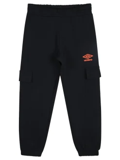 Umbro Completo tuta cargo 2 pezzi da bambino con cappuccio e zip - sabbia