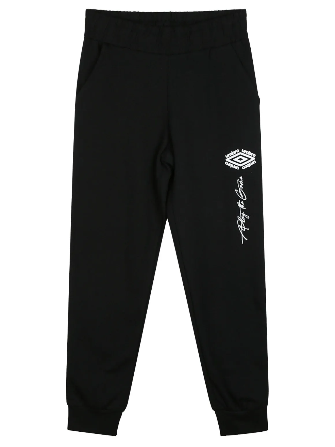 Umbro Completo tuta da ragazzo girocollo in cotone con logo - verde
