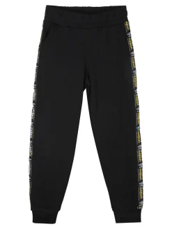 Umbro Completo tuta da ragazzo 2 pezzi con zip e interno felpato - nero