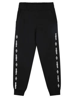 Umbro Completo tuta 2 pezzi da ragazzo con cappuccio e zip - nero