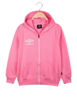 Umbro Felpa da ragazza con zip e cappuccio