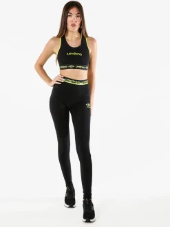 Umbro Leggings sportivi da donna - verde chiaro