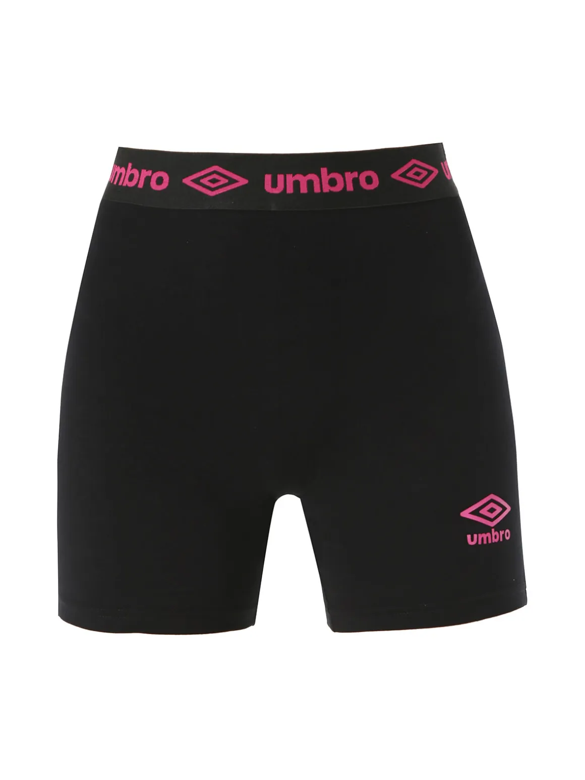Umbro Shorts sportivi da donna in cotone elastico - fucsia