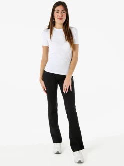 Umbro T-shirt sportiva da donna in cotone elasticizzato - bianco
