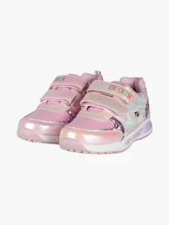 Unicorn Sneakers da bambina con luci e chiusura a strappo