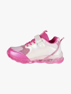 Unicorn Sneakers da bambina con strappo e luci