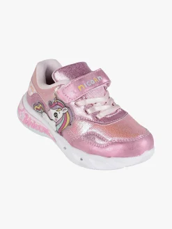 Unicorn Sneakers da bambina con strappo e luci