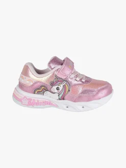 Unicorn Sneakers da bambina con strappo e luci