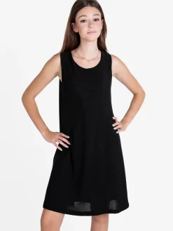 Unique Abito donna smanicato in lurex