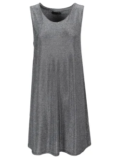 Unique Abito donna smanicato in lurex