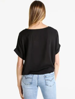 Unique Blusa donna a maniche corte