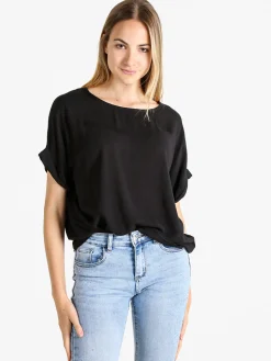 Unique Blusa donna a maniche corte