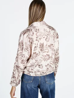 Unique Camicia donna a fantasia - beige