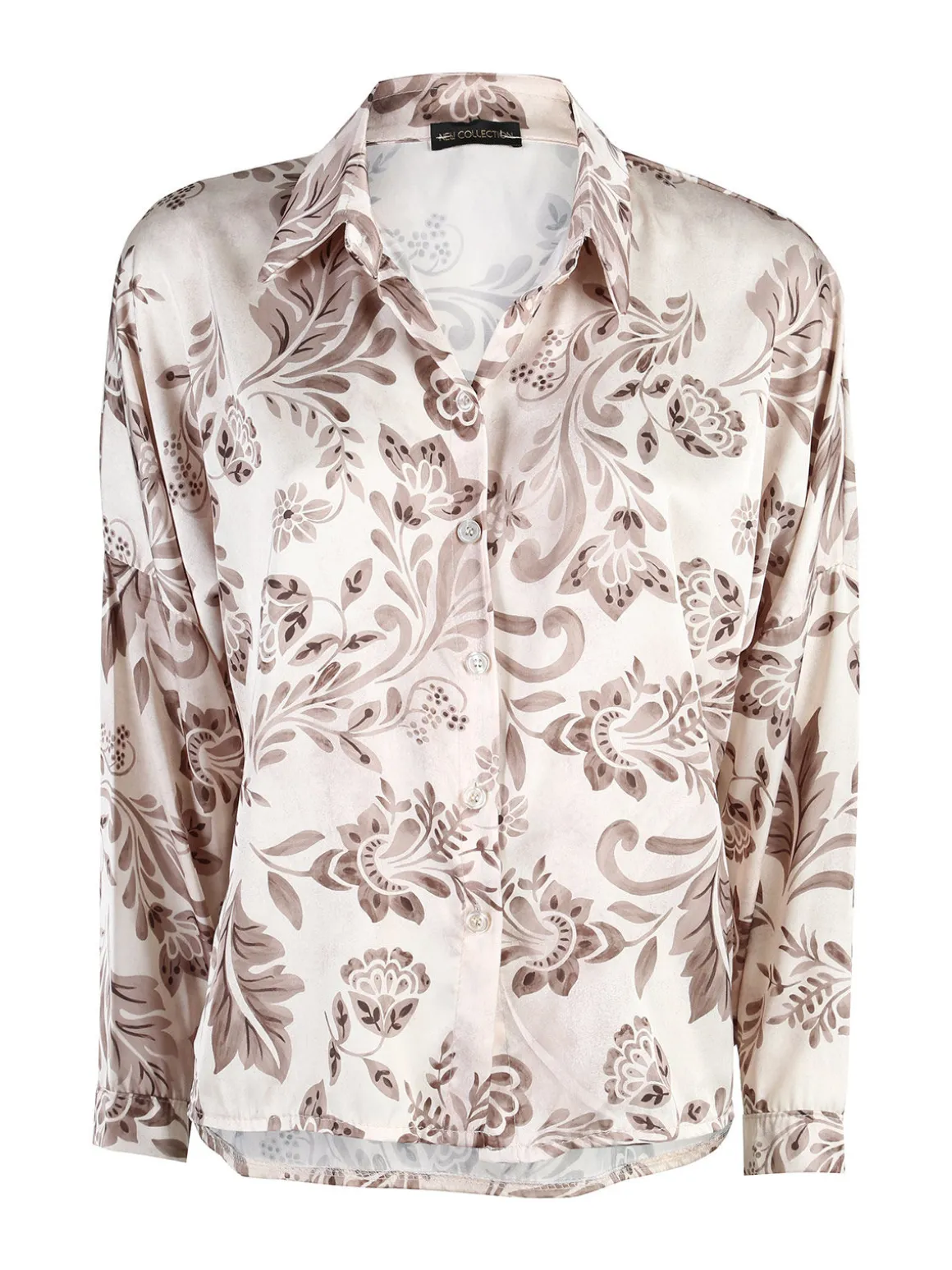 Unique Camicia donna a fantasia - beige