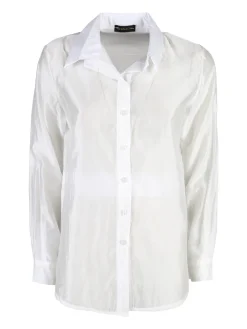 Unique Camicia donna a maniche lunghe - bianco