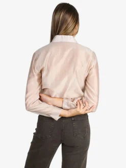 Unique Camicia donna a maniche lunghe - beige