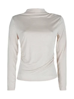 Unique Maglia donna accollata a maniche lunghe