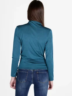 Unique Maglia donna accollata a maniche lunghe
