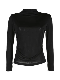 Unique Maglia donna accollata a maniche lunghe